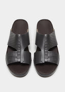 DRIFTED BELT SANDAL - ASFALTO