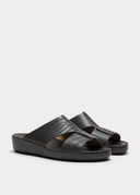 DRIFTED BELT SANDAL - ASFALTO