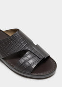 DRIFTED BELT SANDAL - ASFALTO