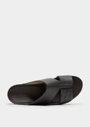DRIFTED BELT SANDAL - ASFALTO