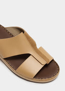 DRIFTED BELT SANDAL - ECRU