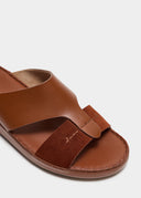 SINGLE STITCH SANDAL - TOBACCO