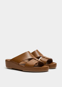 SINGLE STITCH SANDAL - VISONE