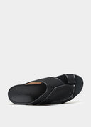 BORDER FLOW SANDAL - BLACK CANVAS