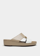 TIGHTENED STRAP SANDAL - TAUPE