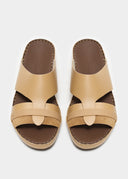 RUBBER GRIP SANDAL - ECRU