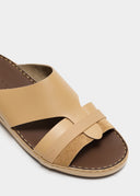 RUBBER GRIP SANDAL - ECRU