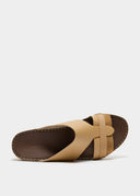 RUBBER GRIP SANDAL - ECRU