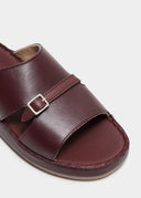 Link Strap Sandal - Bordeaux ( Kids & Juniors )