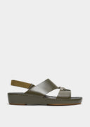 SLINGBACK BELT BUCKLE UP SANDAL – MILITARE