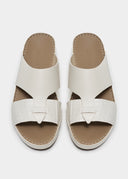 LOOPED BELT SANDAL - LATTE