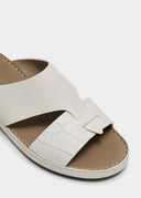 LOOPED BELT SANDAL - LATTE