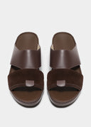 THE FOLD BELT SANDAL - CIOCCOLATO