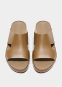BOX  SHAPE SANDAL - MUSHROOM