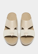 LOOPED BELT SANDAL - GHIACCIO