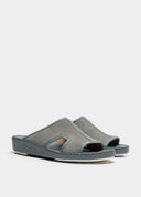 FRAMED BOX SANDAL - CEMENT