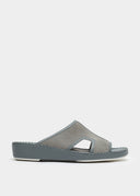 FRAMED BOX SANDAL - CEMENT
