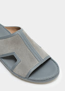 FRAMED BOX SANDAL - CEMENT