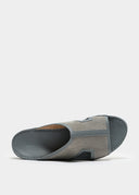 FRAMED BOX SANDAL - CEMENT