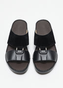PEEK BUCKLE SANDAL - NERO