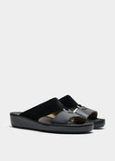 PEEK BUCKLE SANDAL - NERO