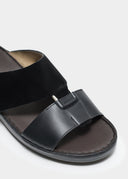 PEEK BUCKLE SANDAL - NERO
