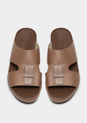 FORM BELT SANDAL - BROWN