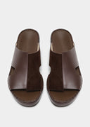DRIFTED BOX SANDAL - CIOCCOLATO