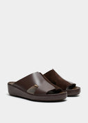 DRIFTED BOX SANDAL - CIOCCOLATO