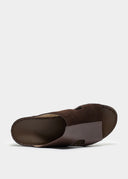 DRIFTED BOX SANDAL - CIOCCOLATO