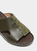 DRIFTED BOX SANDAL - MILITARE