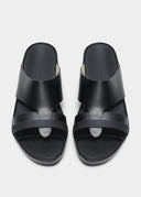 RUBBER GRIP SANDAL - NERO