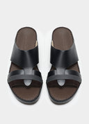 RUBBER GRIP SANDAL - NERO / ASFALTO