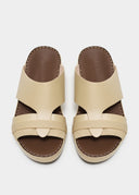 RUBBER GRIP SANDAL - BEIGE