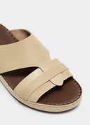RUBBER GRIP SANDAL - BEIGE