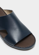 BOX SHAPE SANDAL - NAVY