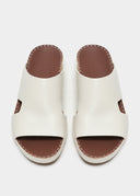 BOX SHAPE SANDAL - LATTE