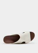 BOX SHAPE SANDAL - LATTE