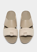 THE FOLD BELT SANDAL - TAUPE