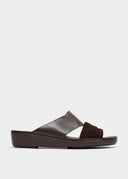 THE FOLD BELT SANDAL - CIOCCOLATO