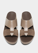 LOOPED BELT SANDAL - TOPO