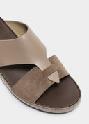 LOOPED BELT SANDAL - TOPO