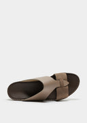 LOOPED BELT SANDAL - TOPO