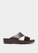 LOOPED BELT SANDAL - CIOCCOLATO