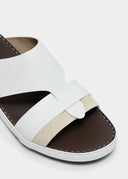 RUBBER GRIP SANDAL - BIANCO