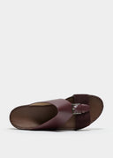 LEGACY BELT SANDAL - BORDEAUX