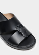 LEGACY BELT SANDAL - NERO