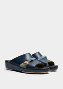LINK STRAP SANDAL - NAVY