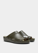 STITCHED SPLIT TOE SANDAL - MILITARE
