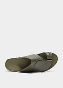 STITCHED SPLIT TOE SANDAL - MILITARE